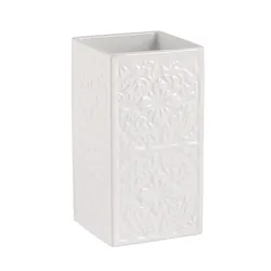 WENKO Gobelet à dents Cordoba blanc céramique