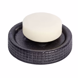 WENKO Porte-savon Polaris Jet Anthracite céramique