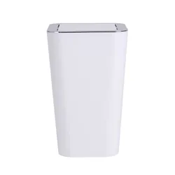WENKO Poubelle à couvercle oscillant Candy Blanc 6 l