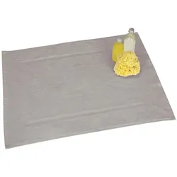 WENKO Tapis de bain en tissus éponge Paradise Taupe 50 x 70 cm