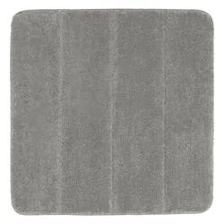 WENKO Tapis de bain Steps gris clair 55 x 65 cm microfibre