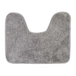 WENKO Tapis de contour WC Gris 40 x 50 cm