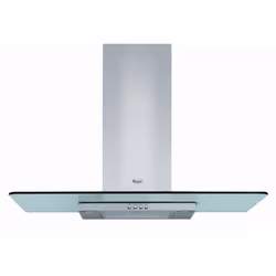 Whirlpool AKR 555/1 IX, 433 m³/h, recirculation, 50 cm, 65 cm, Monté au mur, Acier inoxydable