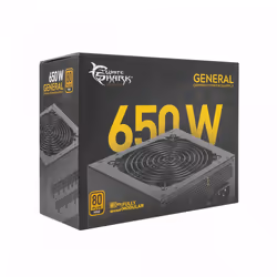 White Shark General unité d'alimentation d'énergie 650 W 20+4 pin ATX ATX Noir - Vue supplémentaire 7
