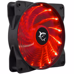 White Shark Impulse, Ventilateur, 12 cm, 1100 tr/min, 26,5 dB, 36,4 cfm, Noir