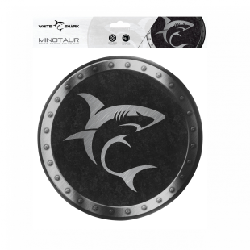 White Shark MINOTAUR tapis de souris Tapis de souris de jeu Noir, Gris