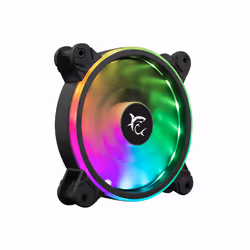 White Shark Pulsar, Ventilateur, 12 cm, 1100 tr/min, 25 dB, 25 cfm, Noir