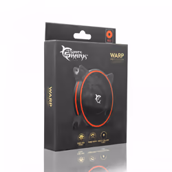 White Shark Warp Boitier PC Ventilateur 12 cm Noir