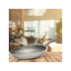 Winox Poêle Ø20 cm série GRANITE super résistante - 7 couches - Gris