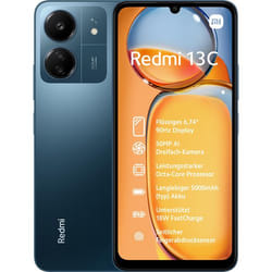 Xiaomi Redmi 13C 17,1 cm (6.74") Double SIM Android 13 4G USB Type-C 4 Go 128 Go 5000 mAh Bleu, Marine
