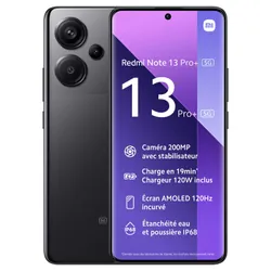 Xiaomi Redmi Note 13 Pro Plus 5G 12Go 512Go Noir