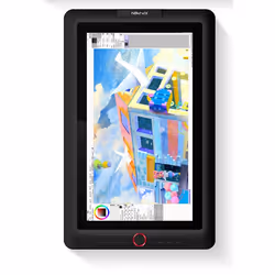XPPen ARTIST 15.6 PRO tablette graphique Noir, Rouge 5080 lpi 344,16 x 193,59 mm USB