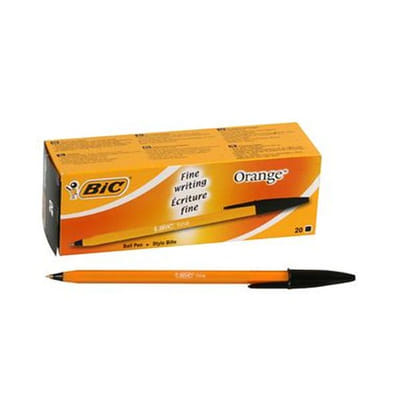 BIC Orange Fine Noir Stylo à bille Fin 20 pièce(s), Vue principale