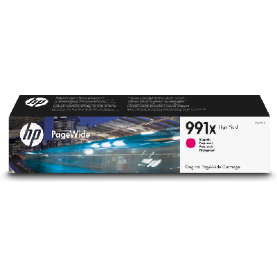 HP Cartouche d’encre magenta PageWide 991X grande capacité authentique