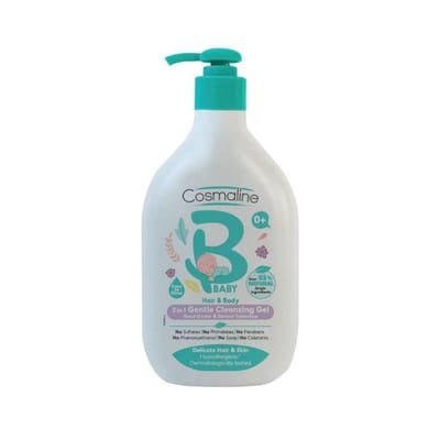 Cosmaline - Gel Nettoyant Bébé 2En1 cheveux et corps 500Ml, Vue principale