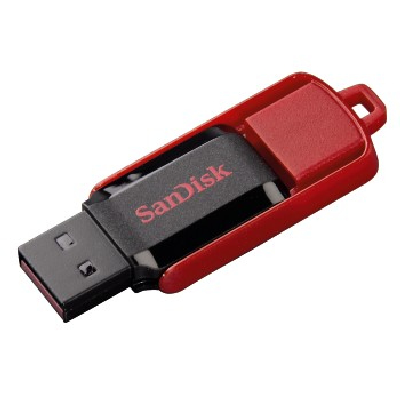 SanDisk Cruzer Switch lecteur USB flash 64 Go USB Type-A 2.0 Noir, Rouge
