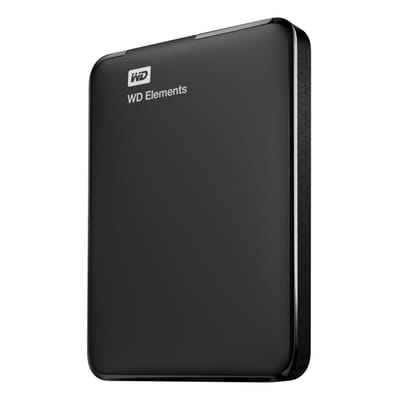Western Digital WD Elements Portable disque dur externe 4000 Go Noir (WDBU6Y0040BBK-WESN), Vue principale