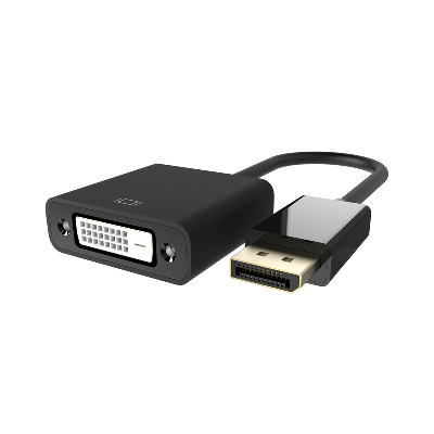 Belkin F2CD005B câble vidéo et adaptateur 1 x 20 pin DisplayPort 1 x 24 pin digital DVI Noir