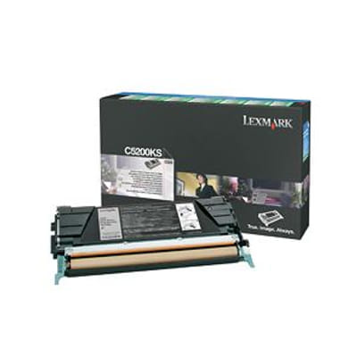 Lexmark C5200KS Cartouche de tonerOriginal Noir, Vue principale