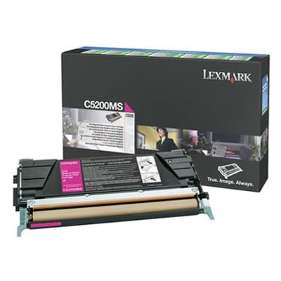 Lexmark C5200MS Cartouche de tonerOriginal Magenta, Vue principale