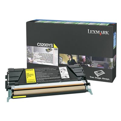 Lexmark C5200YS Cartouche de tonerOriginal Jaune, Vue principale