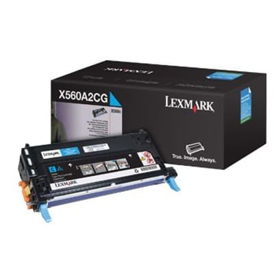 Lexmark X560A2CG Cartouche de tonerOriginal Cyan, Vue principale
