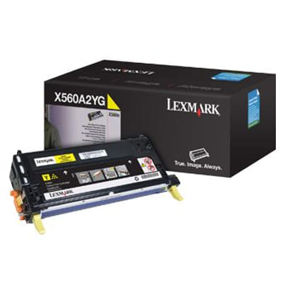 Lexmark X560A2YG Cartouche de tonerOriginal Jaune, Vue principale