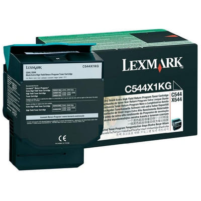 Lexmark C544X1KG Cartouche de toner Original Noir (C544X1KG), Vue principale