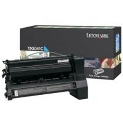 Lexmark 15G041C Cartouche de tonerOriginal Cyan, Vue principale