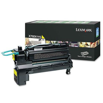 Lexmark X792X1YG Cartouche de toner Original Jaune, Vue principale