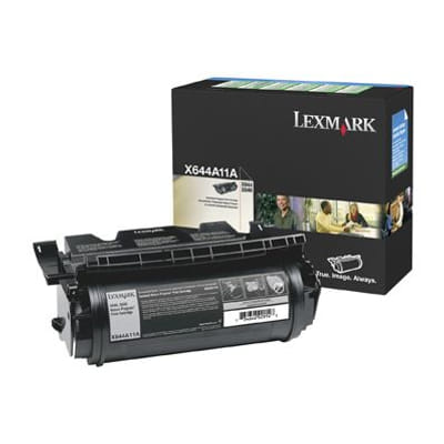 Lexmark X644A11E Cartouche de tonerOriginal Noir, Vue principale