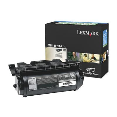 Lexmark X644H11E Cartouche de tonerOriginal Noir, Vue principale