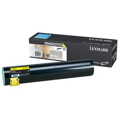 Lexmark X945X2YG Cartouche de tonerOriginal Jaune, Vue principale