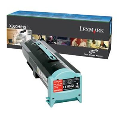 Lexmark X860H21G Cartouche de toner Original Noir, Vue principale