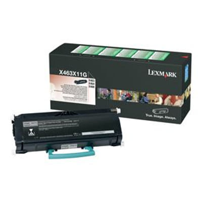 Lexmark X463X11G Cartouche de tonerOriginal Noir, Vue principale