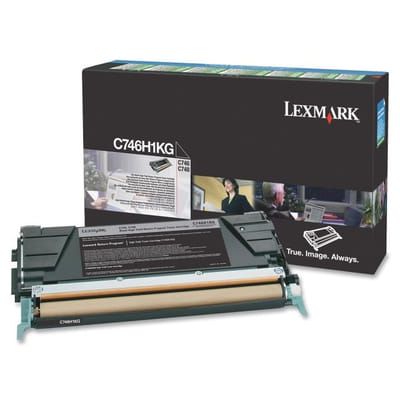 Lexmark C746H1KG Cartouche de tonerOriginal Noir, Vue principale