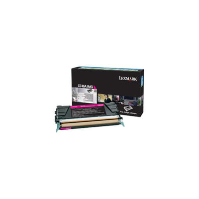 Lexmark X746A1MG Cartouche de tonerOriginal Magenta, Vue principale