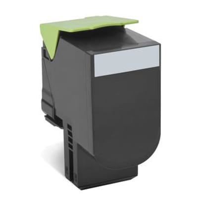 Lexmark 80C8HK0 Cartouche de tonerOriginal Noir, Vue principale
