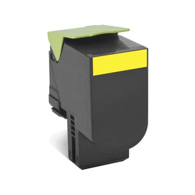 Lexmark 808SY Cartouche de tonerOriginal Jaune, Vue principale