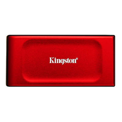 Kingston Technology 1 To SSD externe XS1000 USB 3.2 Gen 2, Rouge, Vue principale