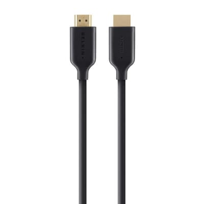 Belkin HDMI - HDMI, 2m câble HDMI HDMI Type A (Standard) Noir, Vue principale