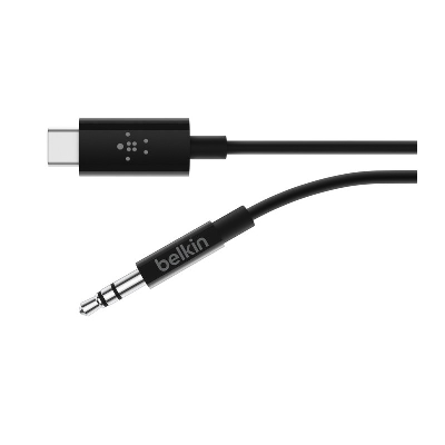Belkin RockStar™ 3.5mm Audio Cable with USB-C™ Connector câble audio USB C 3,5mm Noir