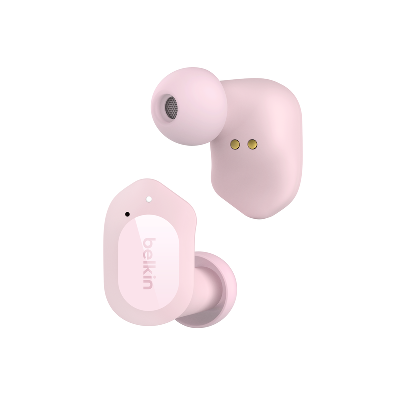 Belkin SOUNDFORM Play Casque True Wireless Stereo (TWS) Ecouteurs Bluetooth Rose