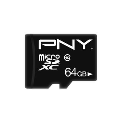 PNY Performance Plus mémoire flash 64 Go MicroSDXC Classe 10, Vue principale