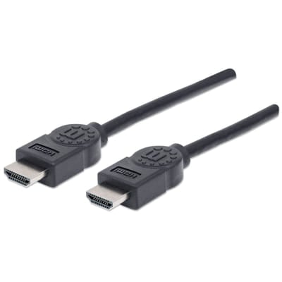 Manhattan 306119 câble HDMI 1,8 m HDMI Type A (Standard) Noir, Vue principale