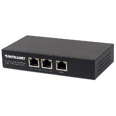 Intellinet 561266 commutateur réseau Non-géré Gigabit Ethernet (10/100/1000) Connexion Ethernet, supportant l'alimentation via ce port (PoE) Noir