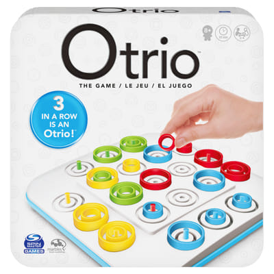 Marbles OTRIO - Nouvelle Édition du Jeu de Société Stratégique pour la Famille - Alignez les Pions dans une Version Modernisée du Morpion sous forme de Jeu de Plateau - Multijoueurs - Jeu Enfant 8 Ans et +, Vue principale
