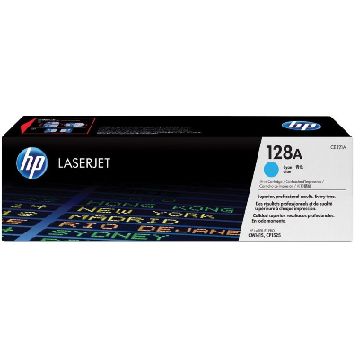 HP 128A toner LaserJet cyan authentique