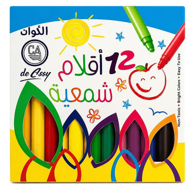 12 Crayons De Cires Le Coq 12/9, Vue principale