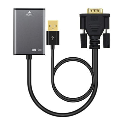 Microconnect VGAHDMI câble VGA 0,15 m VGA (D-Sub) Noir, Vue principale